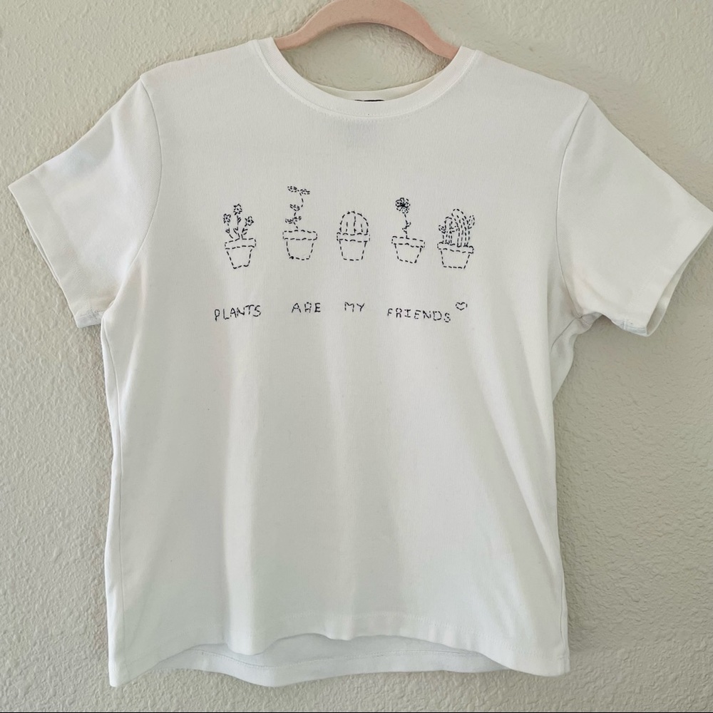 Hand-Stitched thrifted tee